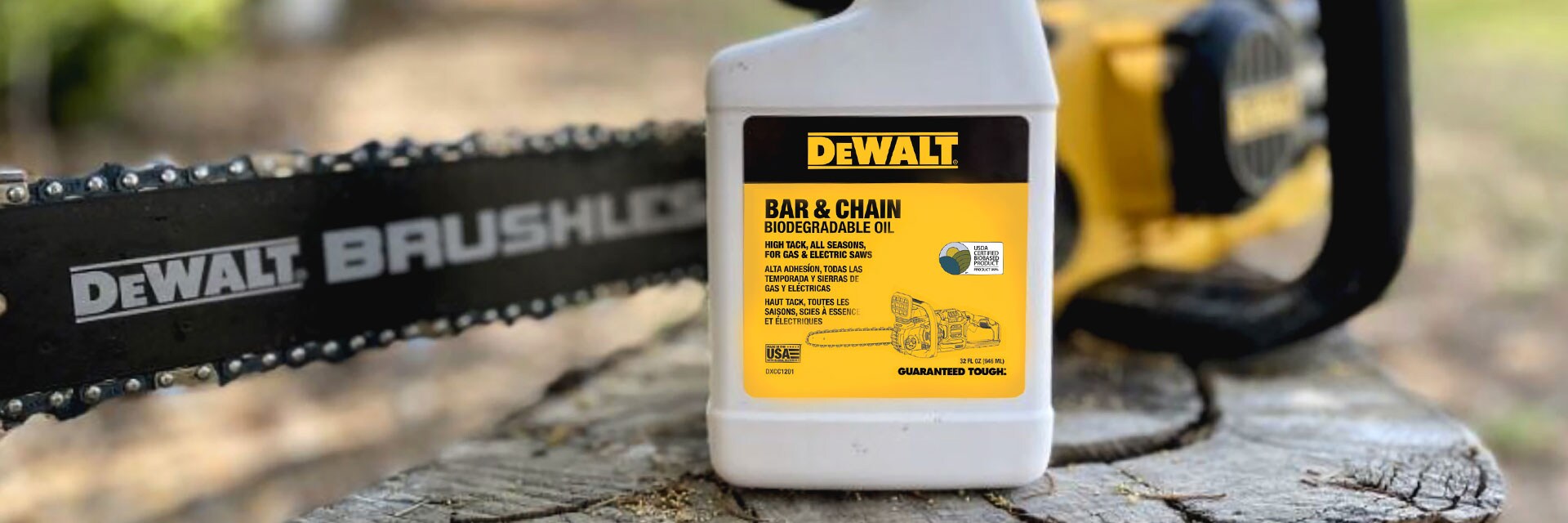 DEWALT Barn & Chain Biodegradable Oil